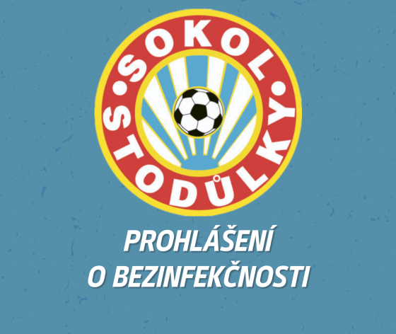 Prohlášení o bezinfekčnosti