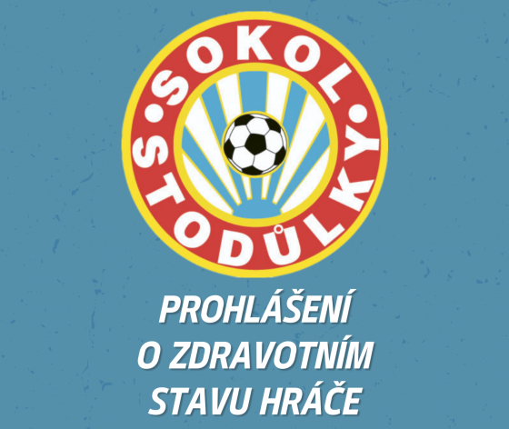 Prohlášení o zdravotním stavu hráče